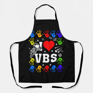Tablier I Love VBS Summer Vacation Bible School Christian
