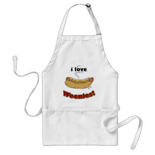 Tablier I Love Weenies ~ Hot Dogs