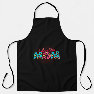 Tablier I love you mom Sublimation