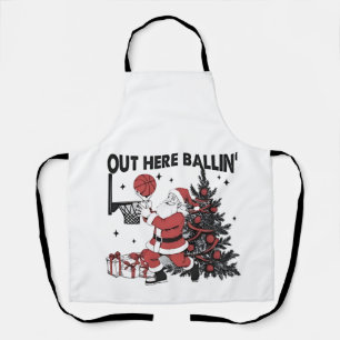 Tablier Ici Balling Basket Sport Noël Noël