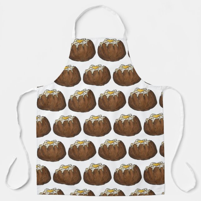 Tablier Idaho ID Potato Cuit Pommes de terre Spuds Foin (Recto)