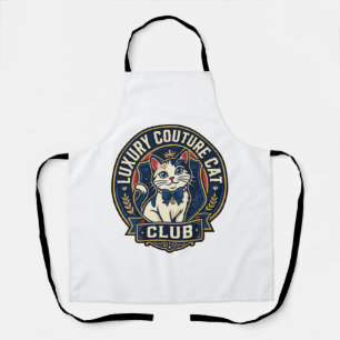 Tablier Idée cadeau pour maman chat de luxe couture - Luxe