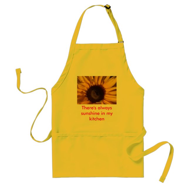 Tablier Il y a toujours de soleil dans ma cuisine (Devant)