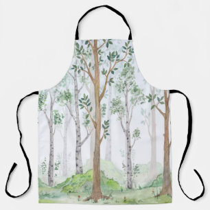 Tablier Illustration aquarelle-Forêt de fées. Enfants i