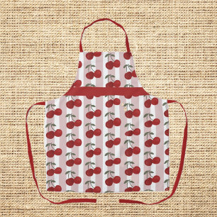 Tablier Illustration de deux cerises rouges Art de fruit