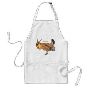 Tablier Illustration de la bande dessinée de poulet de pra