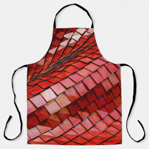 Tablier Illustration de tuiles rouges