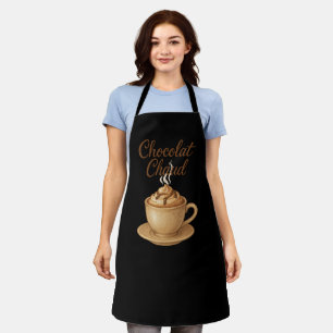 Tablier Illustration du chocolat chaud au chocolat au choc