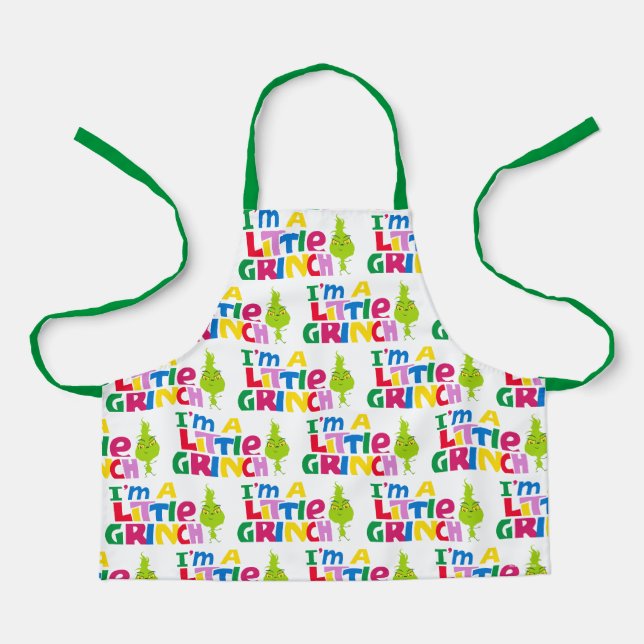 Tablier I'm a Little Grinch Colorful Graphic (Recto)