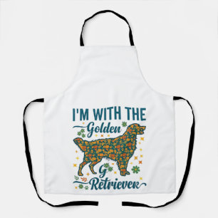 Tablier Im Chien Golden Retriever Halloween Citrouilles Fe