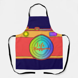 Tablier  Image de l'appareil photo La vie arrive   