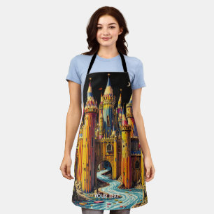 Tablier Imaginaire Château Cute De Crayons