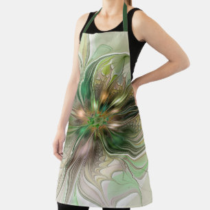 Tablier Imaginaire coloré Moderne Fleur Fractale Abstraite