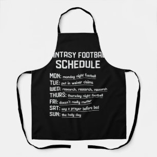 Tablier Imaginaire Football Horaire Football de nuit Footb