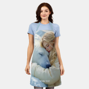 Tablier Imaginaire mignonne Ours d'hiver fille