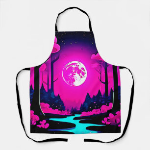 Tablier Imaginaire Moonlit Woods Art