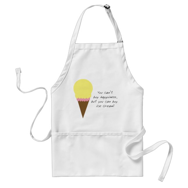 Tablier Impossible d'acheter Happiness Apron (Glace Cream) (Devant)