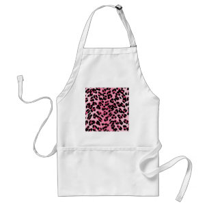 Tablier Impression guépard rose RAB Rockabilly