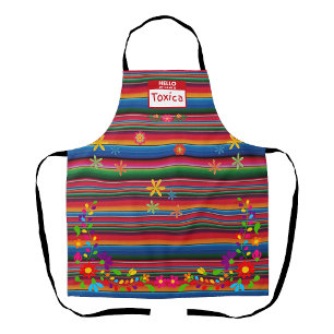 Tablier Impression Toxica Sarape