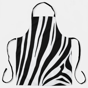 Tablier Impression zèbre personnalisable