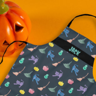 Tablier imprimé d'Halloween terrifiant et enchanteur, pers