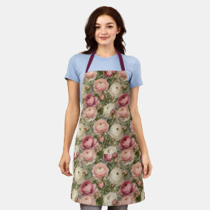 Tablier Imprimé floral de renoncule sophistiqué