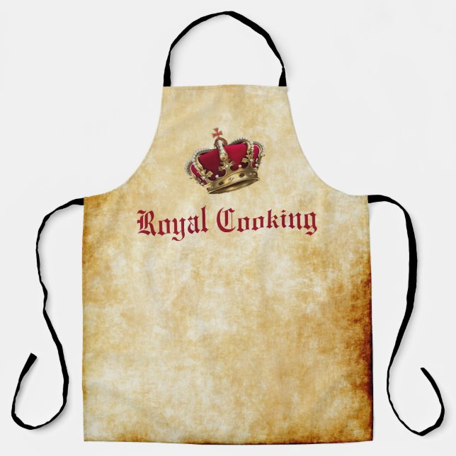 Tablier Imprimez la tablette de la Cuisine royale. (Recto)