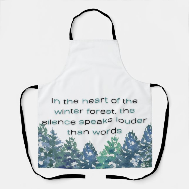 Tablier In The Heart Of The Winter Forest  (Recto)