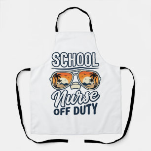 Tablier Infirmière scolaire hors service chemise de lunett