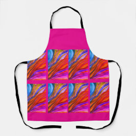 Tablier Inspirations du désert rose chaud Apron