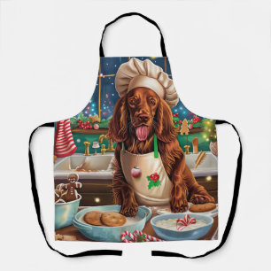 Tablier Irish Setter Vacances de pâtisserie : Noël festif