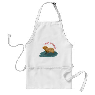 Tablier J'adore les capybaras Amoureux de capybara mignon