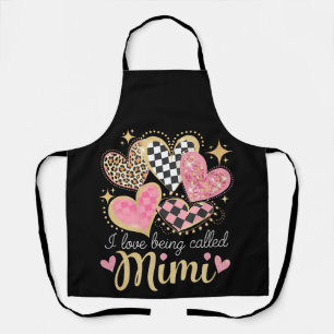 Tablier J'adore qu'on m'appelle Mimi Grand-mère Maman pour