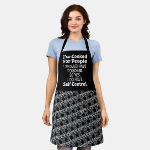 Tablier J'ai cuisiné pour des gens que j'aurais dû empoiso
