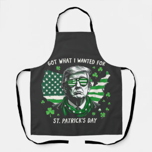 Tablier J'ai eu ce que je voulais pour la Saint Patrick's