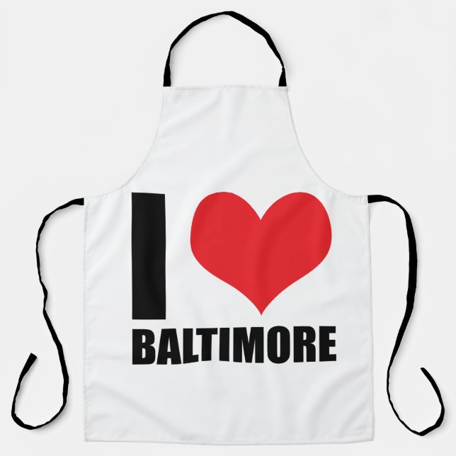 Tablier J'aime Baltimore (Recto)