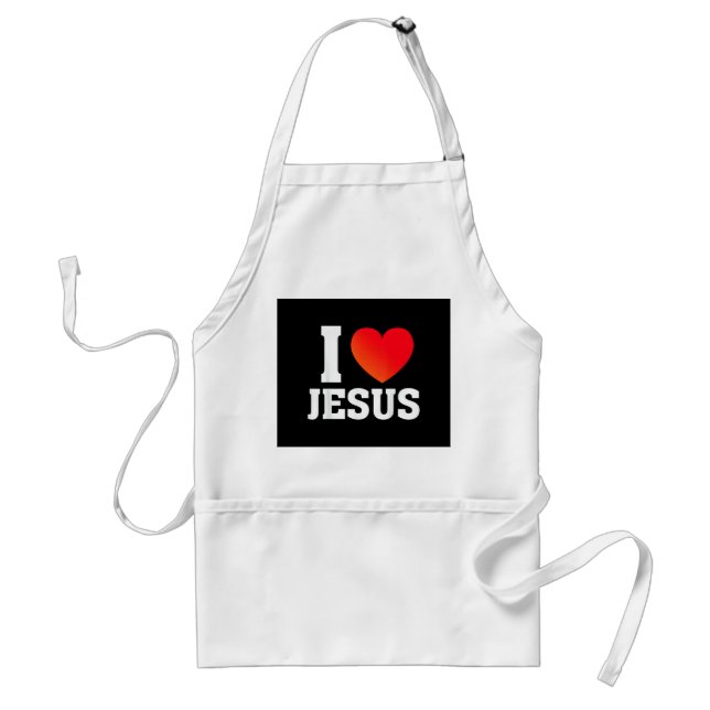 Tablier J'aime Jésus (Devant)