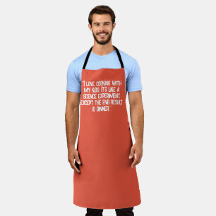 Tablier "J'aime la cuisine avec mes enfants. C'est comme u