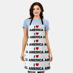 Tablier J'aime l'Amérique