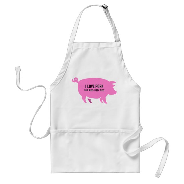 Tablier J'aime le porc Apron (Devant)