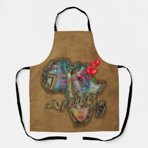 Tablier J'aime le Sac messenger africain