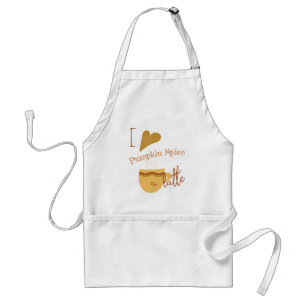 Tablier "J'aime l'épice de citrouille art humoristique