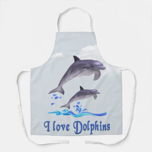 Tablier J'aime les dauphins