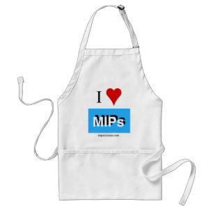 Tablier J'aime les MIPs apron