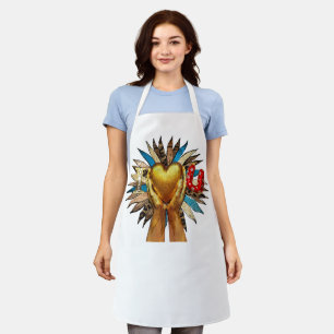 Tablier j'aime ma famille, Family Love Apron