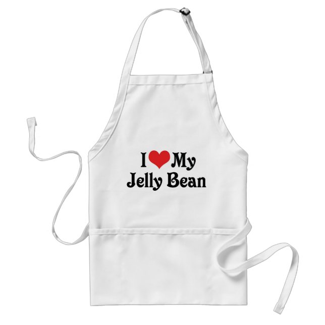 Tablier J'Aime Mon Jelly Bean (Devant)