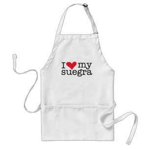 Tablier J'Aime Mon Suegra (Mère En Droit) Apron