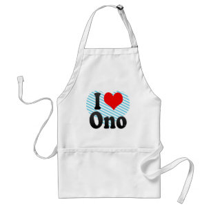 Tablier J'aime Ono, Japon. Aisuru Ono, Japon