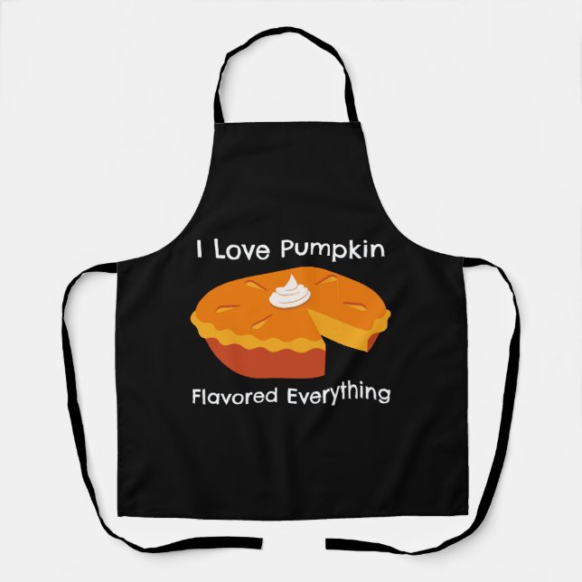 Tablier J'Aime Pumkin Spice Tout (Recto)