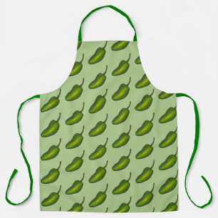 Tablier Jalapeno Jalapeño Vert Poivre Chaud Légumes